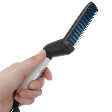 Imagem de Pente Eletrico Alisador Chapinha Bivolt Para Cabelo - MODELADOR