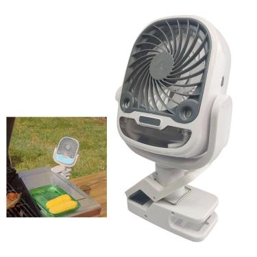 Imagem de Ventilador De Mesa Bateria Recarregavel Usb 3 Velocidades Giratorio 360 Graus Portatil