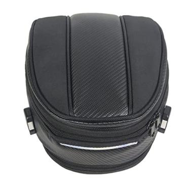 Imagem de Mala de viagem para motocicleta, bolsa para capacete traseiro, porta-malas, locomotivas, veículos off-road, motocicleta, capa superior