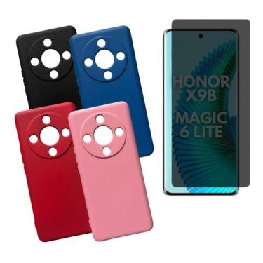 Imagem de Capa + Pelicula Privativa Compativel Para Honor Magic 6 Lite - DB, Pre