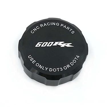 Imagem de crazy sport Tampa do reservatório de fluido do cilindro mestre do freio dianteiro serve para HONDA CBR600RR 600RR 2007-2021 CNC acessórios de motocicleta de alumínio 2016 2015 2014 2013 2012 2018