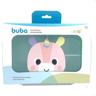 Imagem de Pote LunchBox hermético com divisórias Buba Zoo colorido