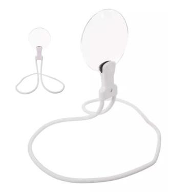 Imagem de Lupa Aumento 5x Pescoço Apoio Mesa Haste Flexivel Visualizaçao Ampla L