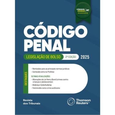 Imagem de Código Penal - Códigos Essenciais - Legislação De Bolso - 2025