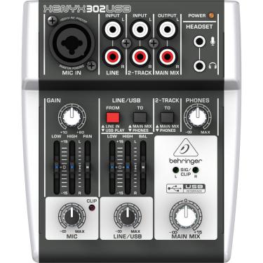 Imagem de Mesa de Som Analógica Compacta Xenyx 302USB 3 Canais behringer