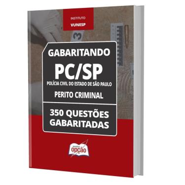 Imagem de Apostila Caderno De Testes Pc Sp 2023 - Perito Criminal