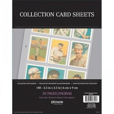 Imagem de Pinnacle Recargas de bolso tamanho do cartão colecionável 6 x 9 cm (r) Nosso preço é para 2 unidades - 2,5 x 3,5