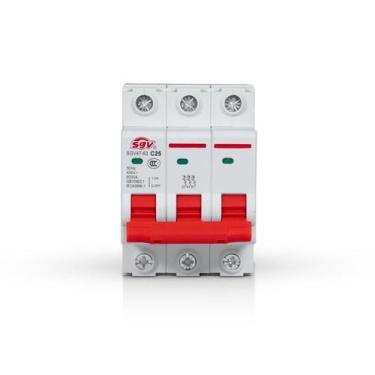 Imagem de Disjuntor termomagnetico tripolar sgv 4763 25a 3p