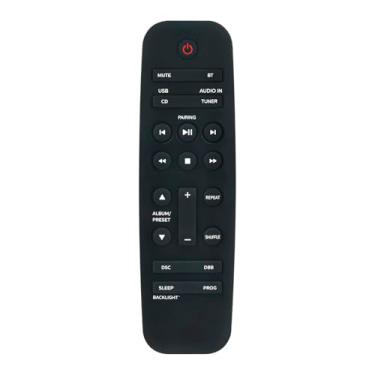 Imagem de Controle remoto substituído adequado para sistema estéreo Philips AZ700T AZ700T/37 AZ700T/12 CD Player