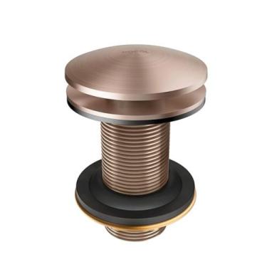 Imagem de Válvula Escoamento Docol Click Clack Cobre Escovado 00922469