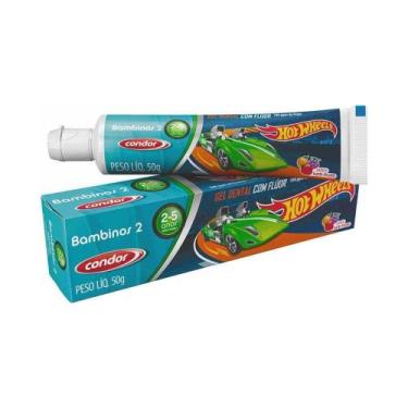 Imagem de Condor Hot Wheels Gel C/ Flúor 2a5 Anos 50g
