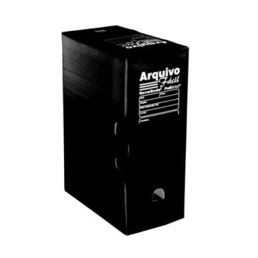 Imagem de Caixa De Arquivo Morto 250x130x350mm Polibras C/10 Preto