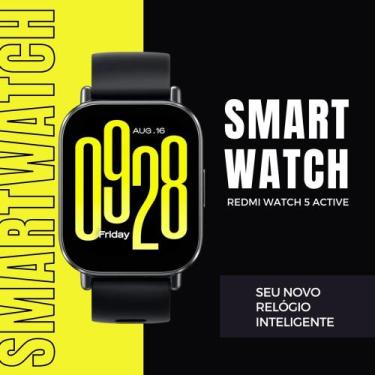 Imagem de Relógio Smartwatch Xiaomi Redmi Watch 5 Active, - Versão Global Portug