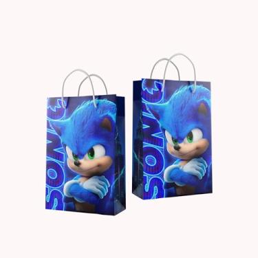 Imagem de Sacola Surpresa Sonic para Lembrancinhas de Festa Infantil – 20 Unidades