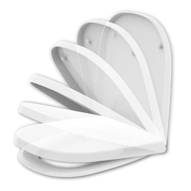 Imagem de Tampa de vaso em TF modelo Etna fechamento suave - Tupan, Branco