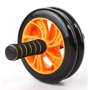 Imagem de Roda de Abdominal Dupla com Rodas Ginastica Exercício - WCT FITNESS