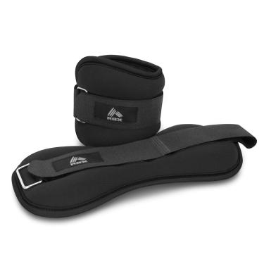 Imagem de RBX Peso ajustável no tornozelo de 900 g para tonificação, fortalecimento do seu corpo, corrida, corrida, caminhada, treinamento de resistência, fisioterapia, conjunto de 2 (900 g cada), preto