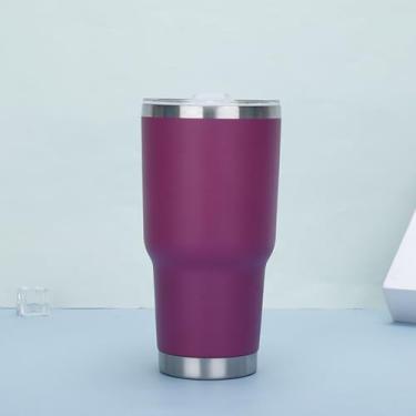 Imagem de Castrap Caneca De Viagem De Aço Inoxidável 304, Copo De Carro Isolado A Vácuo De Grande Capacidade De 30 onças, Copo De Cerveja De Parede Dupla Para Uso Ao Ar Livre (9)