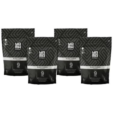 Imagem de Kit 4 Pó Descolorante Black Carbon Profissional 9 Tons Efeito Rápido Yama Refil 300g