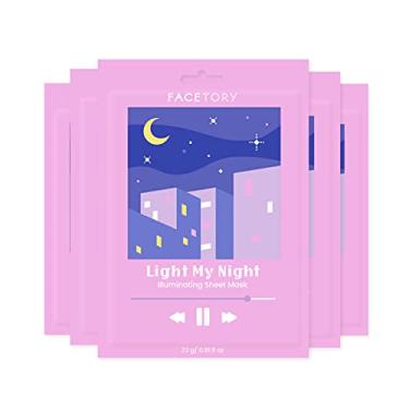 Imagem de FACETORY Máscara Facial K Beauty Para Cuidados Com A Pele - Iluminadora Tendência Acne Extrato De Yuja, Ilumina E Uniformiza Marcas Pós-Acne (Pacote 5)