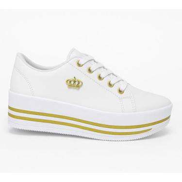 Imagem de Tênis Feminino Casual Sola Alta Plataforma Confortável - SEM MARCA, Br