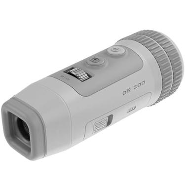 Imagem de Seliwell Monóculo de visão noturna, lente objetiva de 44 mm, ampliação de 10x, foco manual, alimentado por bateria, laser vermelho-verde
