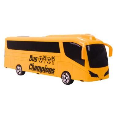 Imagem de Ônibus De Brinquedo Grande Bus Champions Amarelo - Brinqmix