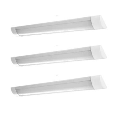 Imagem de 3 Luminária Led Linear 11,5w Philips 3000k 1100lm Bivolt
