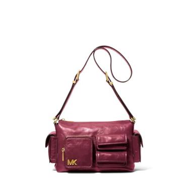 Imagem de Michael Kors Dakota Md Pckt Shldr feminina, Ferragens douradas antigas/amoreira, One Size