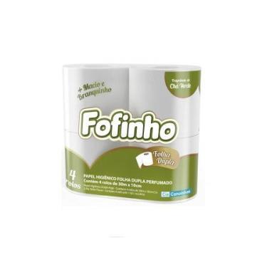 Imagem de Papel higiênico fofinho chá verde folha dupla c/4rolo - cia canoinhas