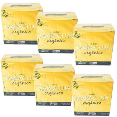 Imagem de Chá Maracujá Frutos Orgânico Kit 6 Caixas Campo Verde