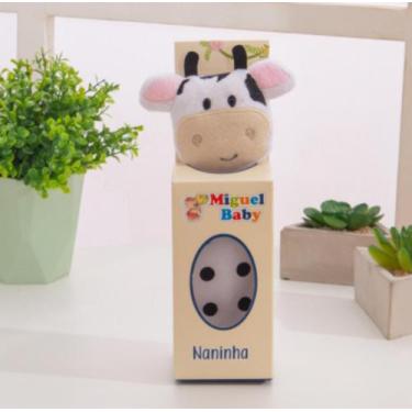 Imagem de Naninha De Bebê Bichinho De Pelúcia Com Prendedor De Chupeta - JR Deco