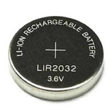 Imagem de (2 Pecas) Bateria Lir2032 Recarregável Li-on 3,6v Lithium - KMIG