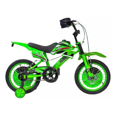 Imagem de Bicicleta Moto Cross Infantil aro 16 Verde Unitoys