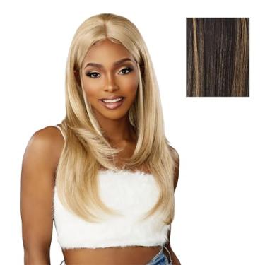 Imagem de Sensationnel Dashly Lace Front Wig - Unit 49 Pre Teased Pouf Style Laceparting Ear to Ear Synthetic (BALAYAGEGOLD)