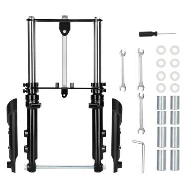 Imagem de Kit de suspensão de mini bicicleta - kit de suspensão de garfo dianteiro de mini bicicleta de substituição para Coleman CT100U/TrailMaster Storm 200/GMB100, universal, kit de atualização de quadro de