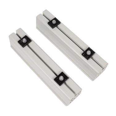 Imagem de IEUDNS Kit de base de montagem no chão, almofada externa antivibração para suporte de montagem de bomba de calor, isolador, base minisplit para ar, L