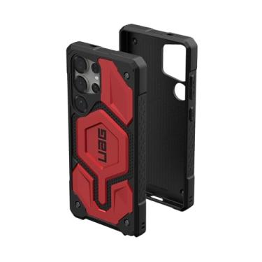 Imagem de URBAN ARMOR GEAR Capa Uag Para Samsung Galaxy S25 Ultra 6,8" Monarch Pro - Compatível Com Carregamento Magnético, Protetora Premium Resistente A Quedas, Testada Em Condições Militares, Cor Vermelho