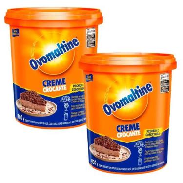 Imagem de Creme Crocante Ovomaltine 900g Kit 2 unidades - Fleischmann