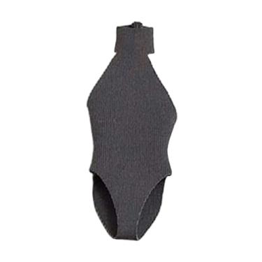 Imagem de MERIGLARE Roupas para bonecos de ação em escala 1:12, trajes de banho femininos, cosplay, macacão estiloso, mini roupas de boneca para figuras femininas de 6 , Cinza