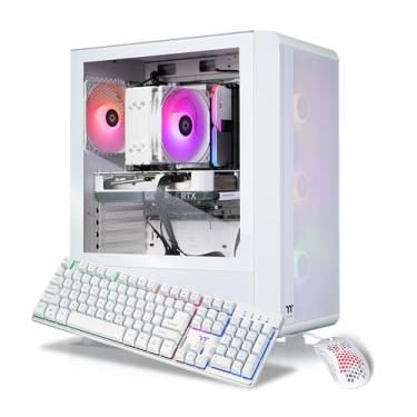Imagem de Thermaltake LCGS Quartz 7660 Desktop para jogos (AMD Ryzen™ 5 7600X, 16GB 6000MT/s DDR5 RGB Memory, NVIDIA GeForce® RTX 5060, 1TB NVMe M.2, WiFi, Windows 11) S2QT-B65K-560-LCS