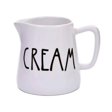 Imagem de Cremeira de Cerâmica Happy Cream Branca 13x9x8cm - Mai Home