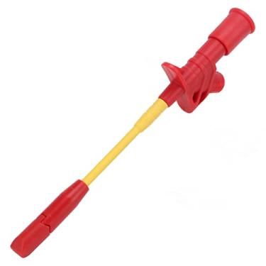 Imagem de Gancho de Teste Multímetro Mini Teste Gancho Clipe Gancho de Teste Grabber Sonda de Aço Inoxidável para Reparo de Carros 4mm Soquete J.30019 (Vermelho)