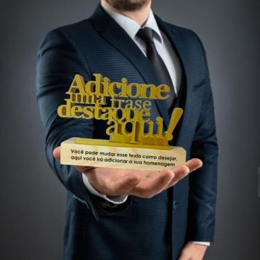 Imagem de Troféu "Adicione uma frase destaque aqui! " - 4 Dimension, 25 unidades