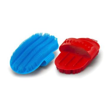 Imagem de Escova Plastica C/alça Cavalo Cães Gatos Christino