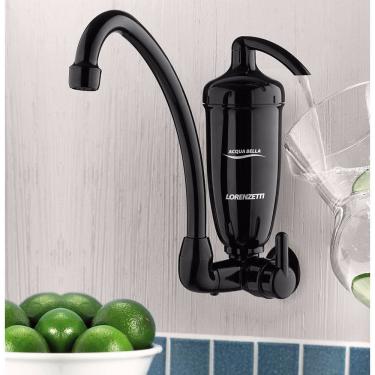 Imagem de Purificador Água Lorenzetti Acqua Bella Preto com Registro