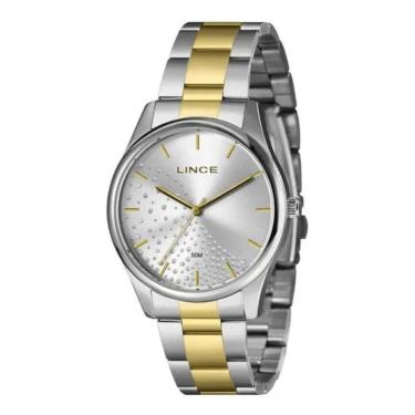 Imagem de Relógio Lince Feminino Dourado Com Prata Lrtj154l 40 S1sk