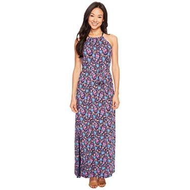 Imagem de Lucky Brand Vestido maxi feminino de festa Paisley, Multi, G