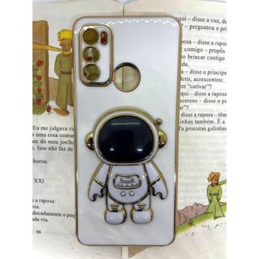 Imagem de Capa de celular compatível com Moto G60 Normal Astronauta - oilojinhad
