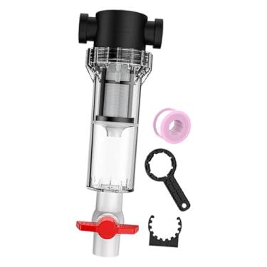 Imagem de Generic Filtro interno para aquário transparente profissional reutilizável anel de vedação de silicone filtro de sedimentos, Malha 100